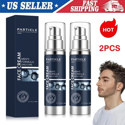 2X Particle Face Cream Men 6 in 1 Anti-Aging Cream Fights Eye Bags Dark Spots 