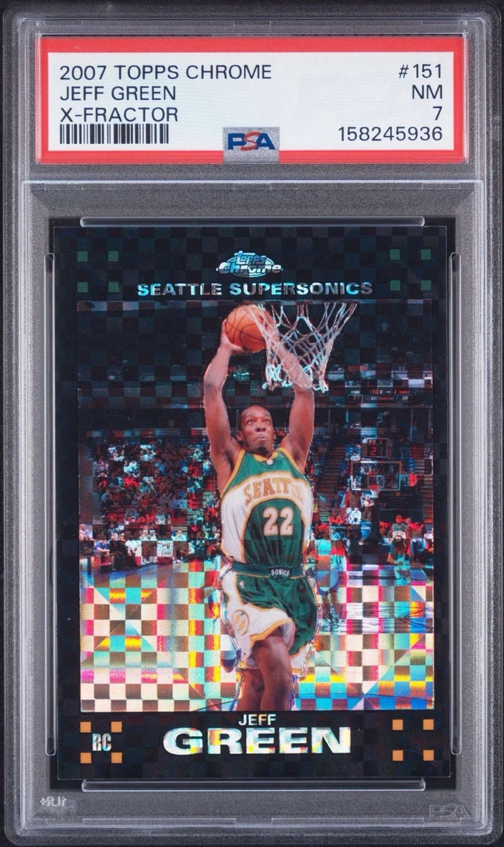 Basketball Jeff Green Rookie 2007-08 Season Sports Trading Cards