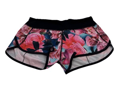 Lululemon Speed Shorts Lined 2.5  Inseam Secret garden Floral Women s Size 6