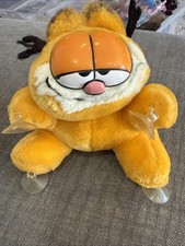 Vintage Garfield Hang-On Plush Suction Cup Window Clinger Toy No Tags 7  