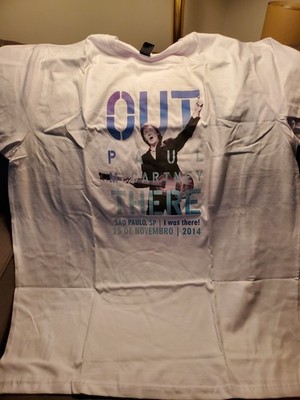 Paul McCartney Out There, Sao Paulo, S.P, 11/25/14, Adult T Shirt (2XL)