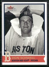 2001 Fleer Boston Red Sox 100th Anniversary #62 Don Schwall
