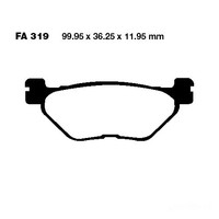 Bremsbelag BremsbeläGe EBC SFA319HH Hinten FüR Yamaha XP 530 Tmax Black Max 2013