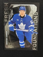 25-26 UD Metal Universe Hockey Rookie  Freshman Foundations FF-27 Easton Cowan