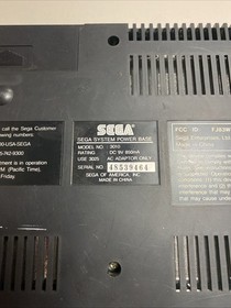 SEGA Master System Power Base Model No. 3010-A Console Only UNTESTED AS IS