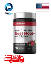 Nitric Oxide Beet Root Capsules With Nitrates 180 Count by Horbaach