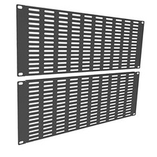 2 Pack of Vented Blank Panel - Metal Rack Mount Filler Panel for 19in Server 4U