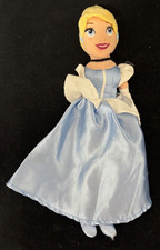 Disney Store CINDERELLA Plush 12  Stuffed Plush Soft Doll Beanie Rag RETIRED