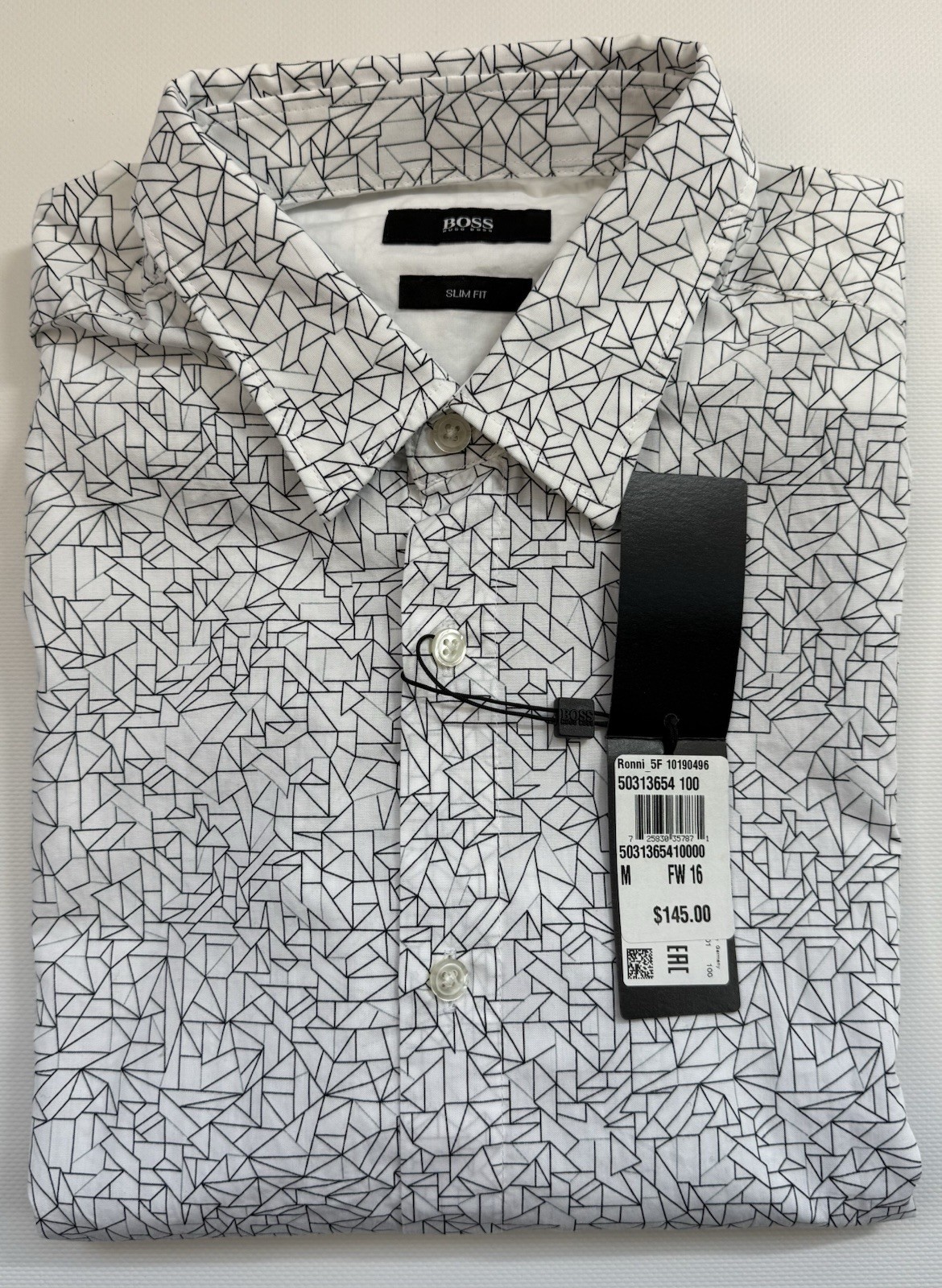 Lot of 6 Hugo Boss Men’s Shirts – Size M – New With Tags thumbnail 21