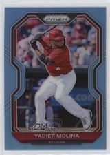 2021 Panini Prizm Tier III Carolina Blue Prizm Yadier Molina #223 13zo