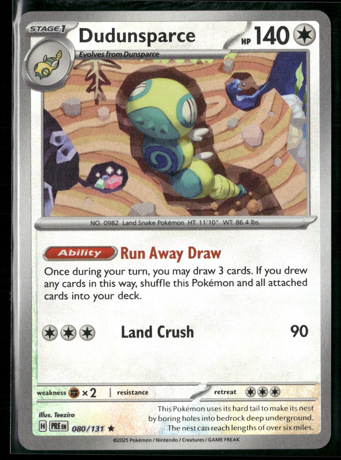 Dudunsparce 080/131 Holo LP