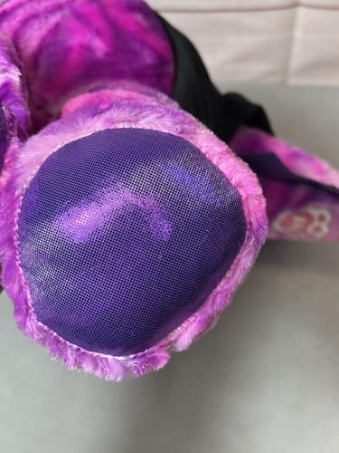 Build A Bear Midnight Shimmer Vampire Bat Púrpura Rosa con Camiseta "BOO" Peluche 16" - Imagen 6 de 10