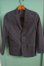 Class Club Gold Label boys suit jacket size 14 blue plaid