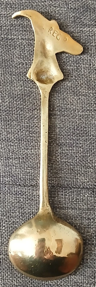 Vintage Brass Decorative Spoon. - Image 2 of 4