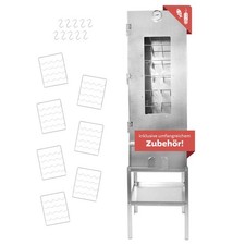 Räucherofen XL 110 cm hoch mit Untergestell, Räucherschrank mit Tisch