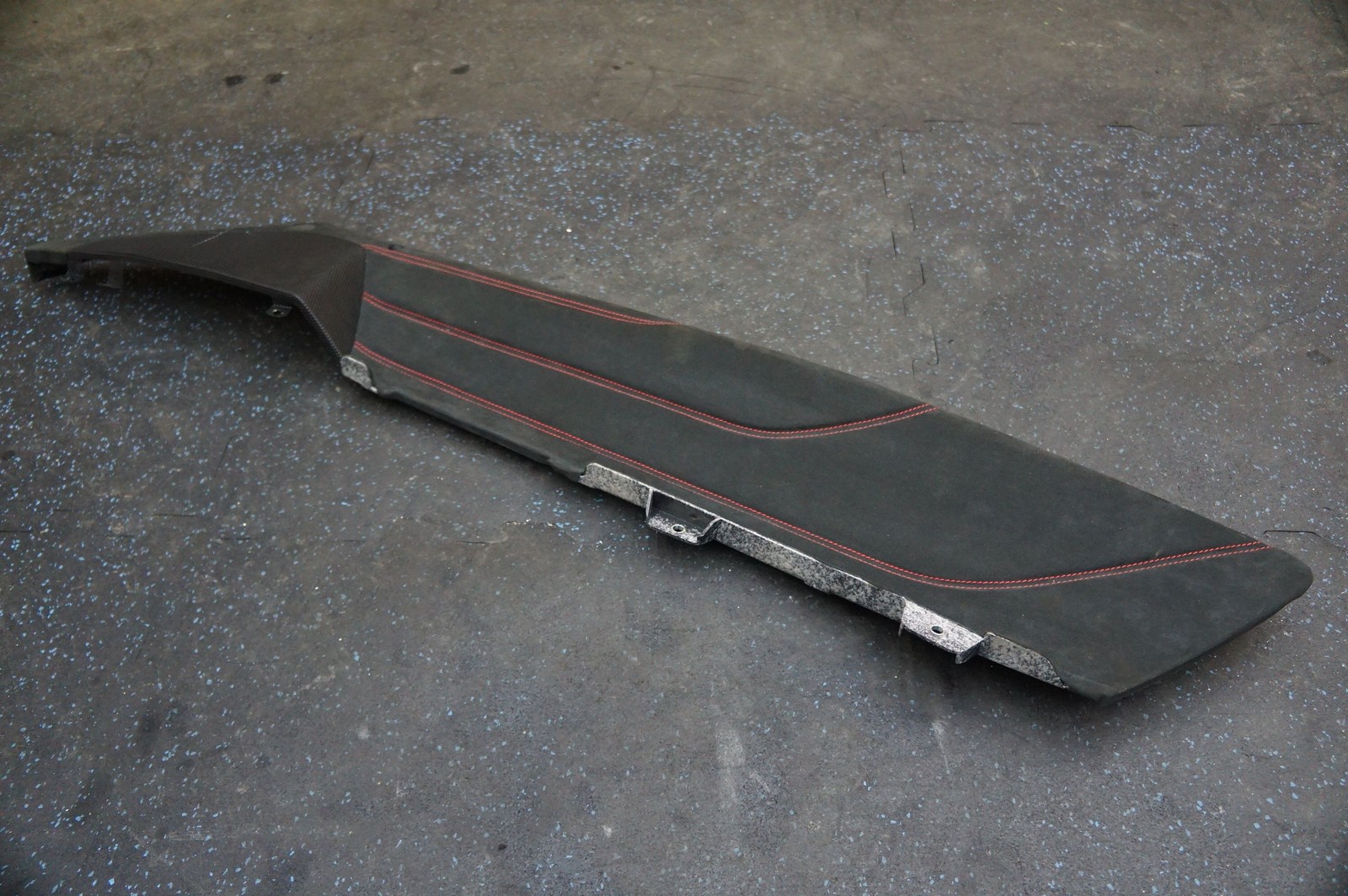 Front Right Door Trim Black Alcantara Red Stitch 84353912 OEM Ferrari FF 2011-16