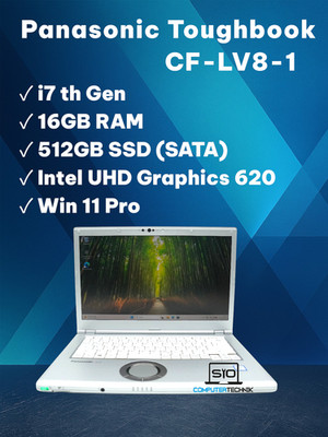 Panasonic CFLV8-1 i7-8665U 16GB RAM 512GB SSD(SATA) Intel Graphics 620 FullHD