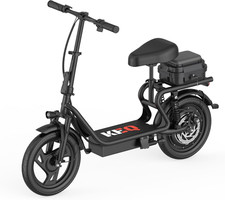 Electric Scooter Adults with Seat, 48V 22.5AH Foldable Escooter 14" Tires 500W M