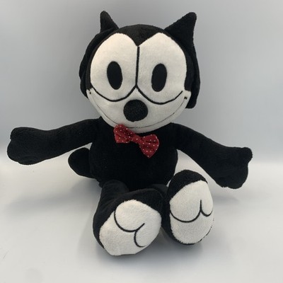 Felix The Cat 2013  15'' Plush Stuffed Animal Toy with polka dot tie 