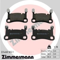 Zimmermann BremsbeläGe Bremsbelagsatz Scheibenbremse FüR Porsche Cayenne 9YA 9YB