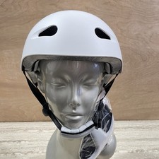 McBob Made By Solid Multi-Sport Bike Helmet Size M White   Small Stain See Photo