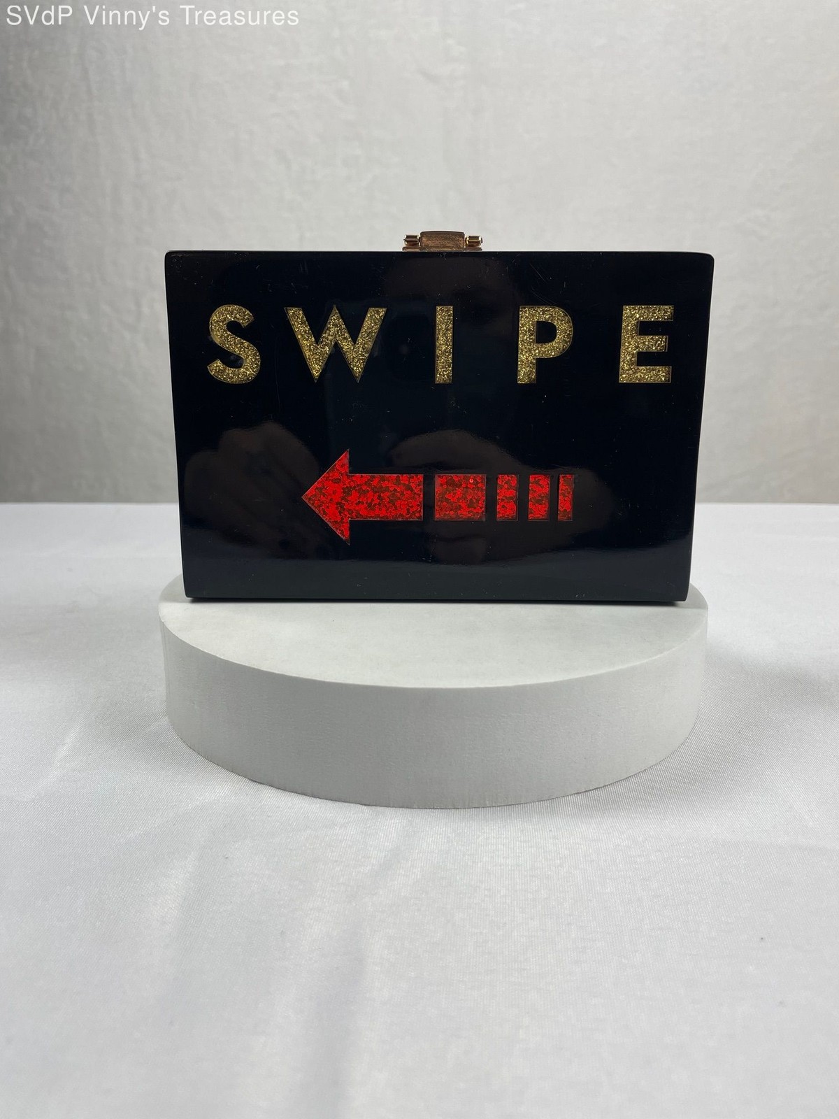 Authenticated Milly SWIPE Acrylic Statement Box C… - image 2
