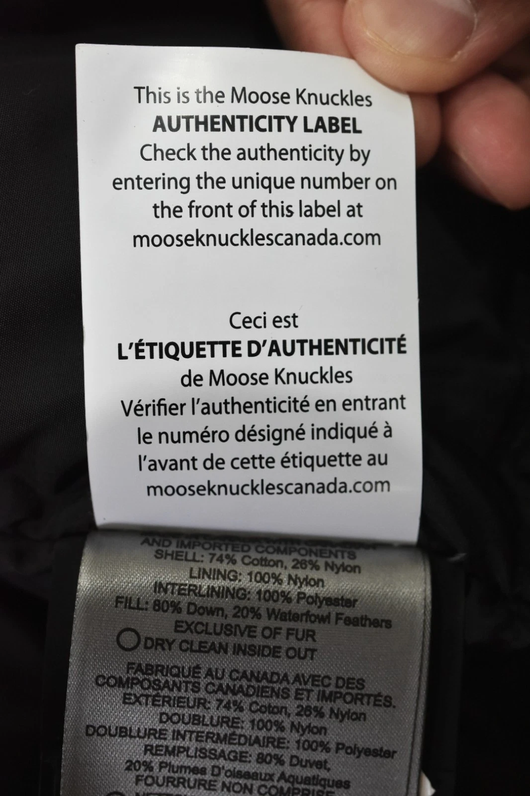 *RARE* Moose Knuckles Stirling Parka, Genuine Fox Fur, Made in Canada - product detail image 8