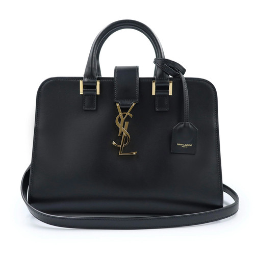 YVES SAINT LAURENT Baby Monogram Cabas 568853 DV70O 1000 Shoulder Bag #BCB2614