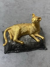 Vintage Kucinta gold plated Cat Figurine