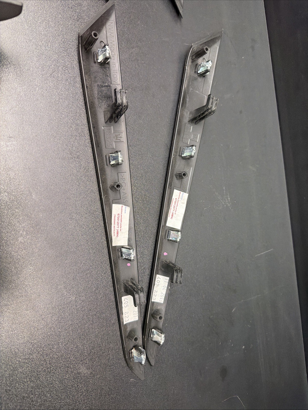 14-21 Maserati Quattroporte Front & Rear Dash Door Interior Wood Trim Set OEM