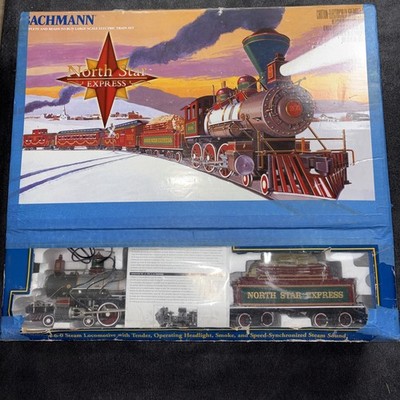 BACHMANN NORTH POLE SPECIAL LARGE SCALE MODEL TRAIN SET IN VERY GOOD CONDITION