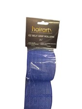 HairArt E-Z Self Gripping Rollers 3-1/4 Super Jumbo Blue - 2 Cpunt Pack of 1