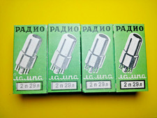 8 pcs NEW 2P29L /2 29 Output HF pentode, Same Date 03.1971
