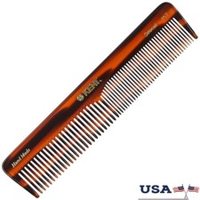 Large Double Tooth Hair Comb Detangling Fine Tooth Beard Mustache Grooming Tool