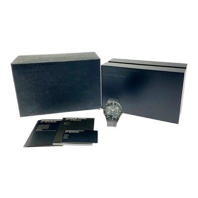 Used with box Porsche Design P6341 Titanium Edition Flat Six 411461 Watch