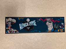 SALT Beer Factory Alpacalypse Session IPA Rubber Bar Runner Drip Mat Llama