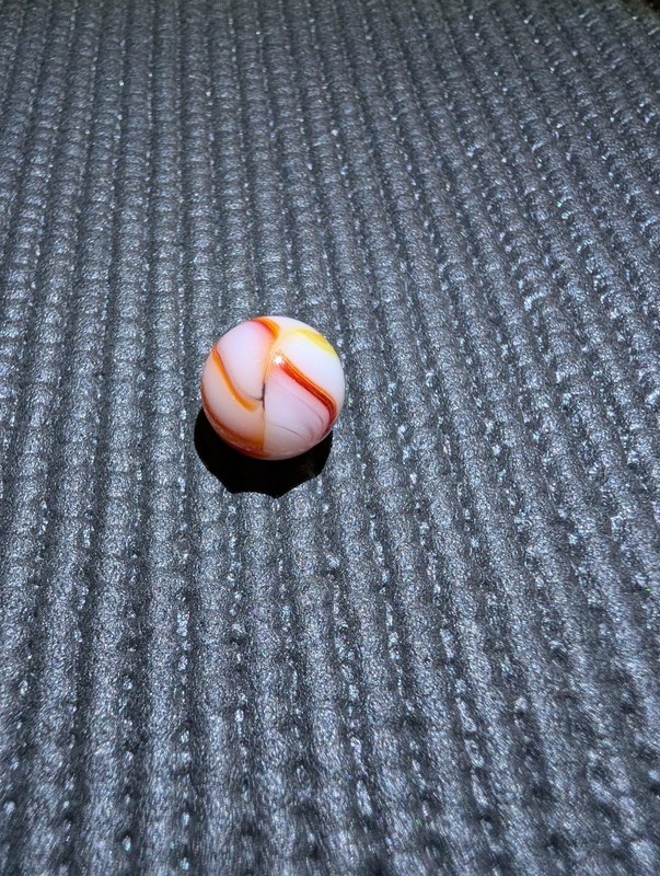 Peltier Glass NLR KETCHUP AND MUSTARD Marble .646"