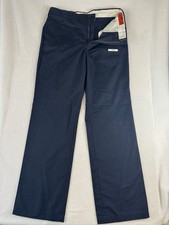 Red Kap Men's Dark Navy Straight Leg Industrial Uniform Pants PT20, Size 36x30
