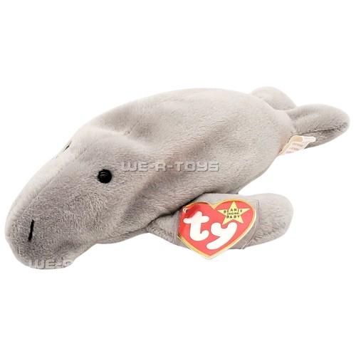 Ty Beanie Babies Manny the Manatee Plush 1996 - Picture 2 of 7