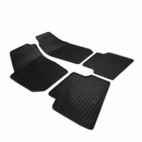 Gummi-FußMatten Skoda Fabia Ii. 2007-2014 Petex Passgenau Auto Set
