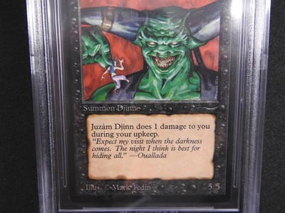 Juzam Djinn BGS 9 MINT [Arabian Nights] Quad++ Mtg Magic Free