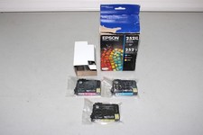 New OpenBox Genuine EPSON 252XL  Black 252 Cya Mag Yel Ink Cartridges Exp 11/22