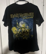 Iron Maiden Tour T Shirt size M/L 2019 Legacy of the Beast Concert Band Tee