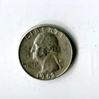 1962-D Washington Quarter 90% Silver | Uncertified Circulated
