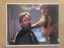 David Duchovny And Eva Amurri Signed 8 By 10 Californication
