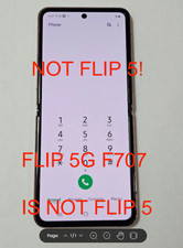 Samsung Galaxy Z Flip 5G F707U Screen Folding AMOLED Mystic Bronze Original MINT