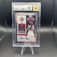 2016 Contenders Draft Bowl Ticket Eli Apple Auto Ohio State /15 BGS 8.5 OSU