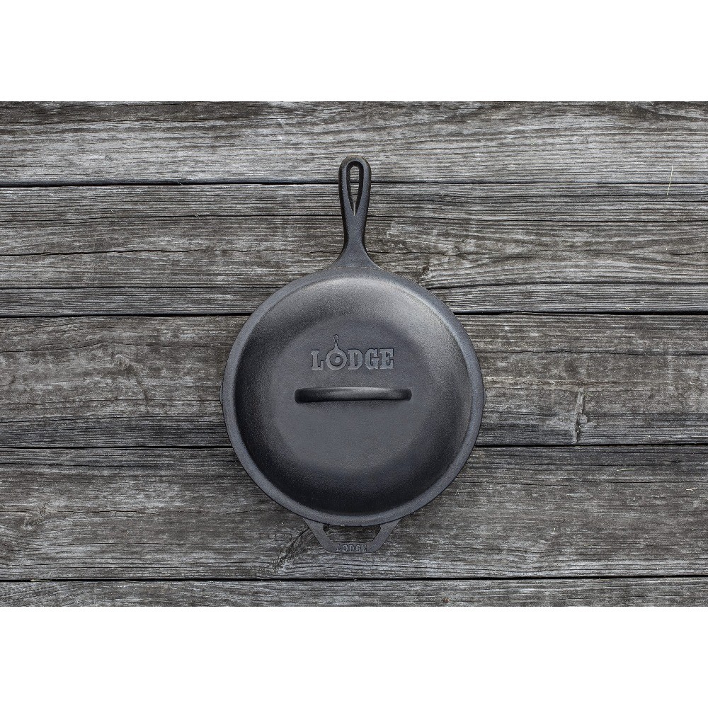 Lodge Cast Iron Black  Seasoned Cast Iron 12" Lid,Oven safe,Handwash