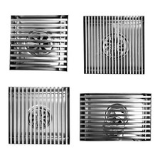 Stainless Steel Floor Drain Deodorizer Filter Anti Clog Drain Cover for Bathroom
