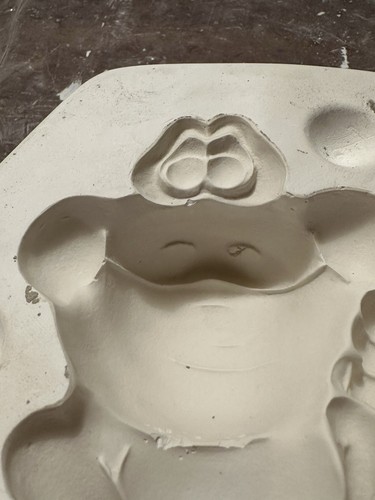 TL-Design MFG By Clay Magic 2002 bandiera e rana fiore TL-984 stampo in ceramica - Foto 12 di 15